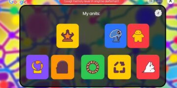 Gedächtnisspiel von Google