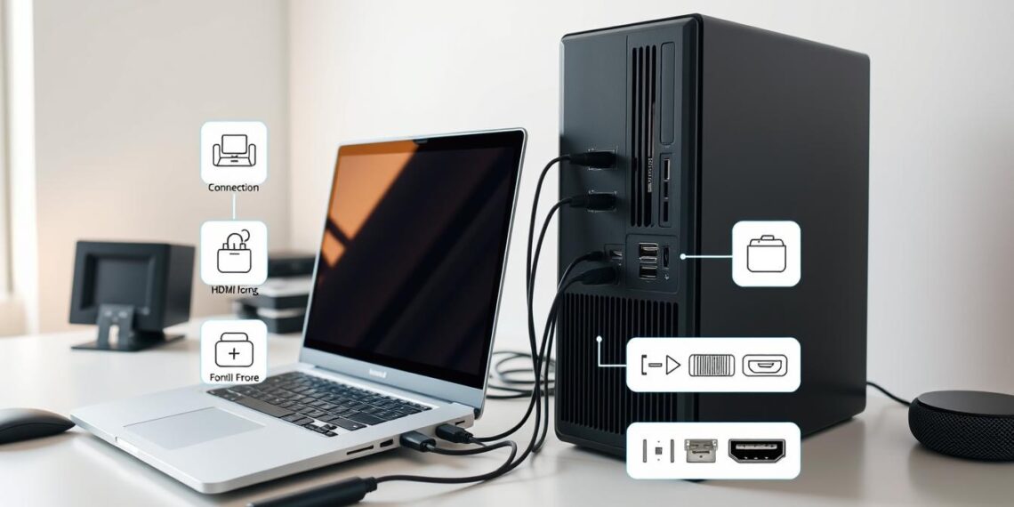 Laptop mit PC verbinden