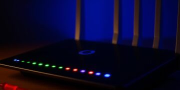 Vodafone Router blinkt