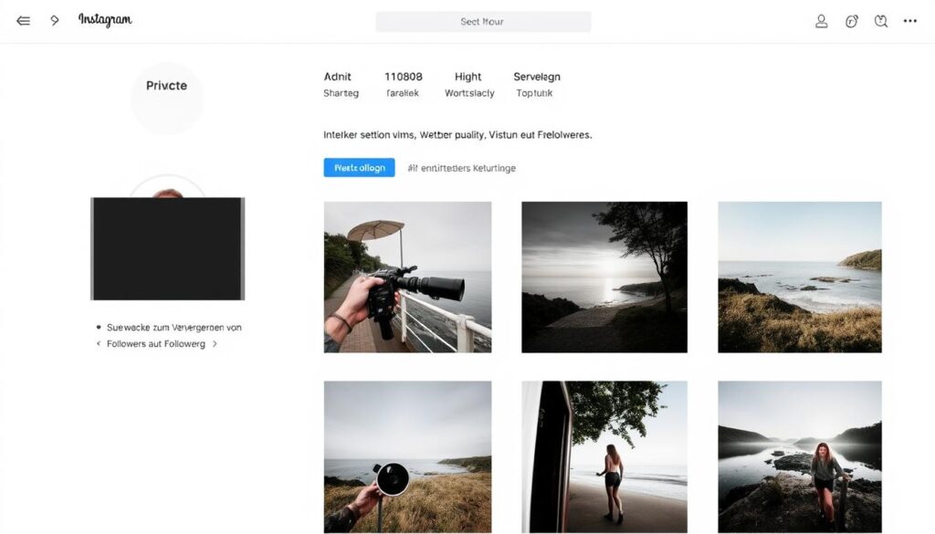 Instagram Profil privat