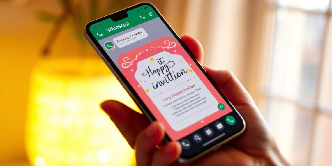 einladung per whatsapp