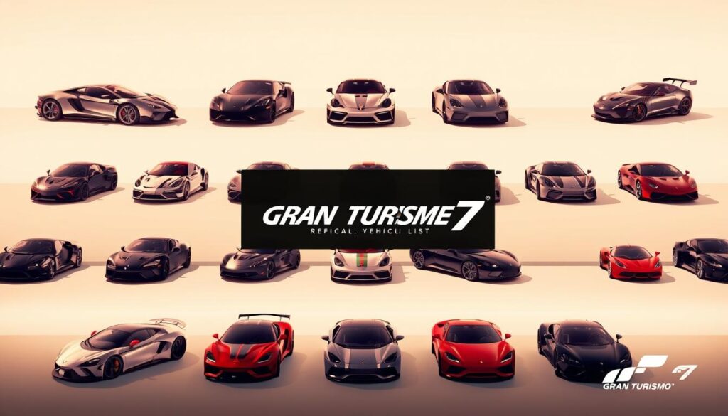Gran Turismo 7 Fahrzeugliste GT7