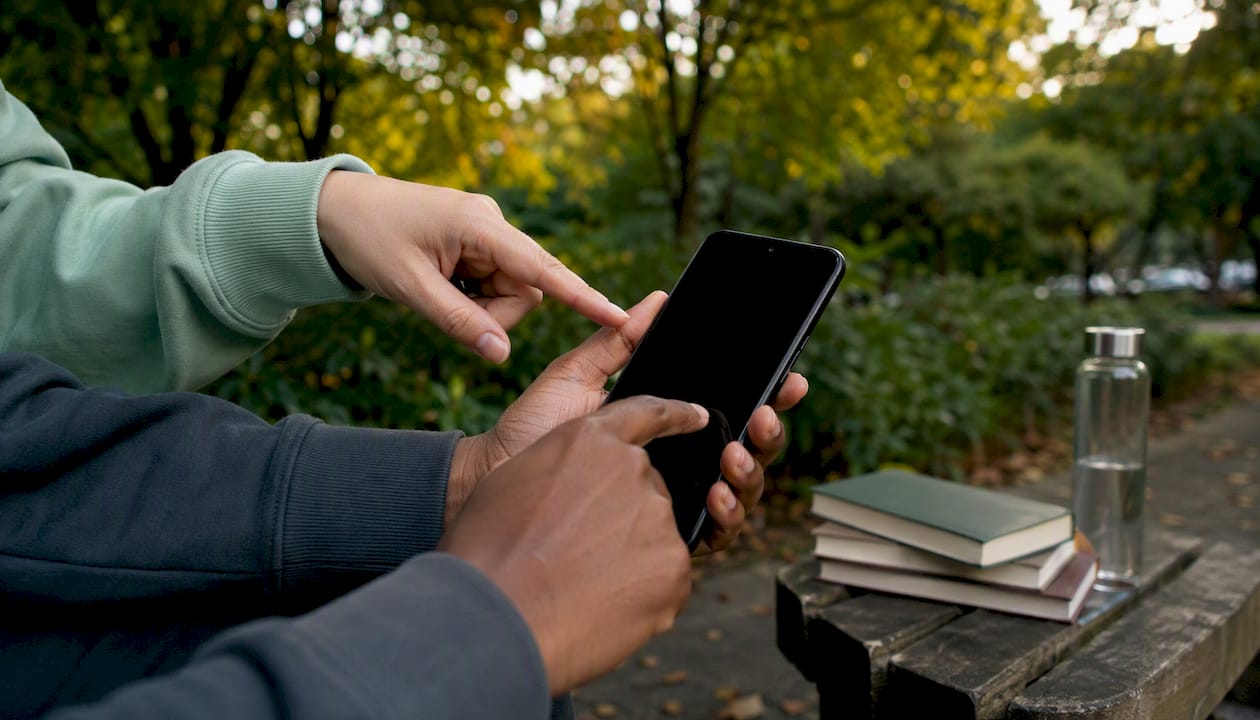 Android-Dateimanager bequem mit den Händen steuern