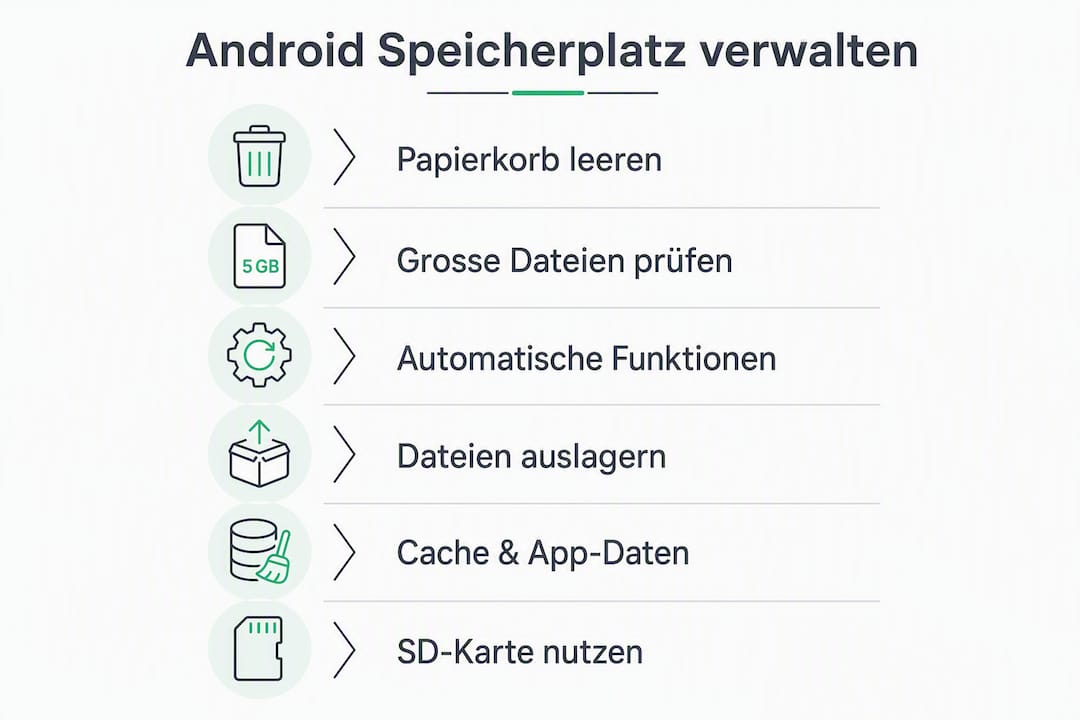 Übersicht: So verwaltet Android den Speicherplatz