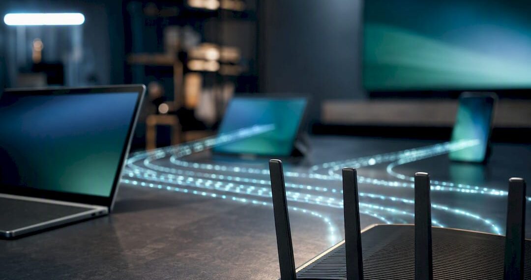 Anonymes Wi-Fi-7-Netzwerk im Testlabor