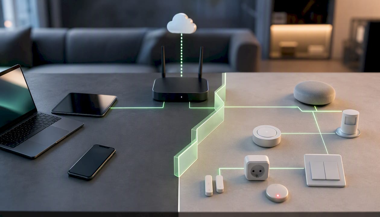 Getrennte Netzwerke für Smart Home