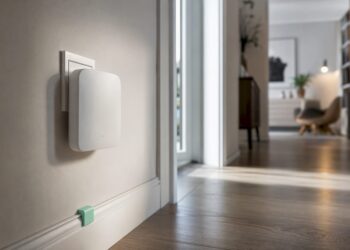 Mesh-Repeater an einer höher gelegenen Wandsteckdose
