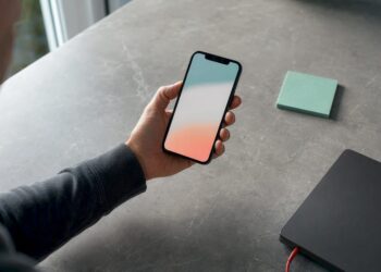 Smartphone zur Überprüfung eines gehackten Kontos