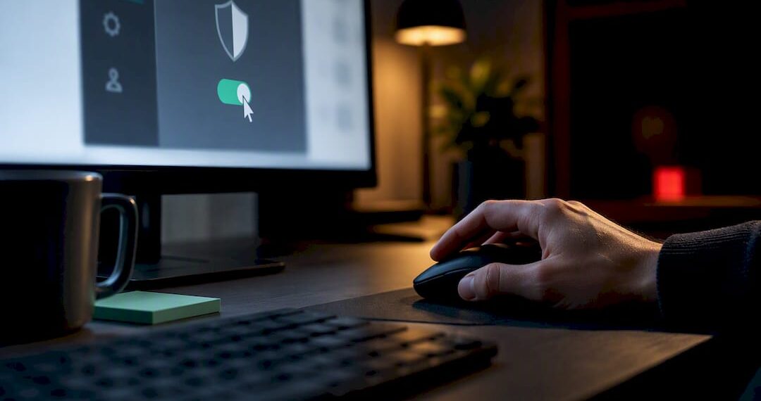 Speicherschutz auf dem Computer aktivieren