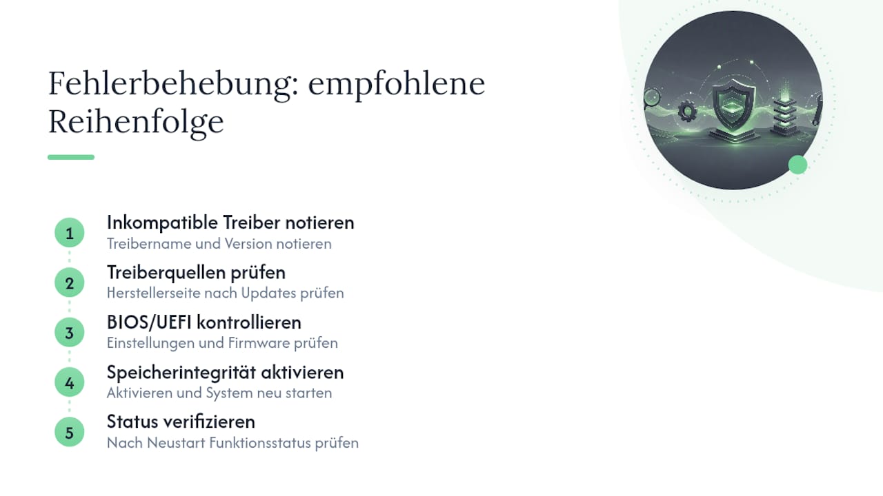 Fünf Schritte zur Lösung von Problemen