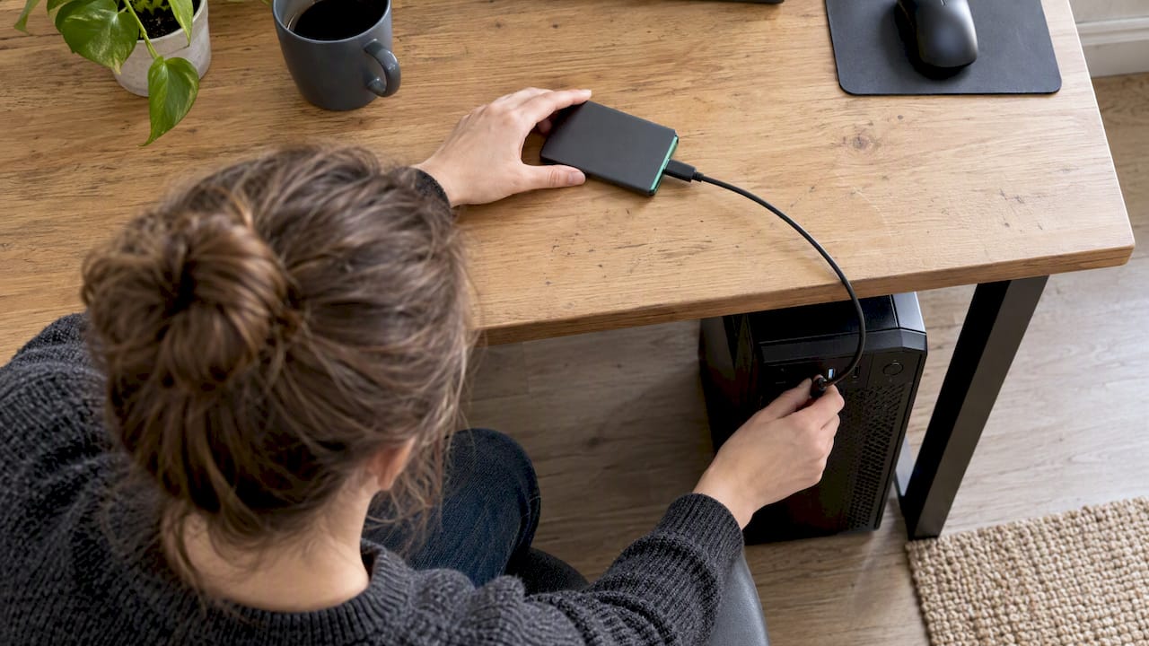 Externe SSD als Backup-Laufwerk am PC